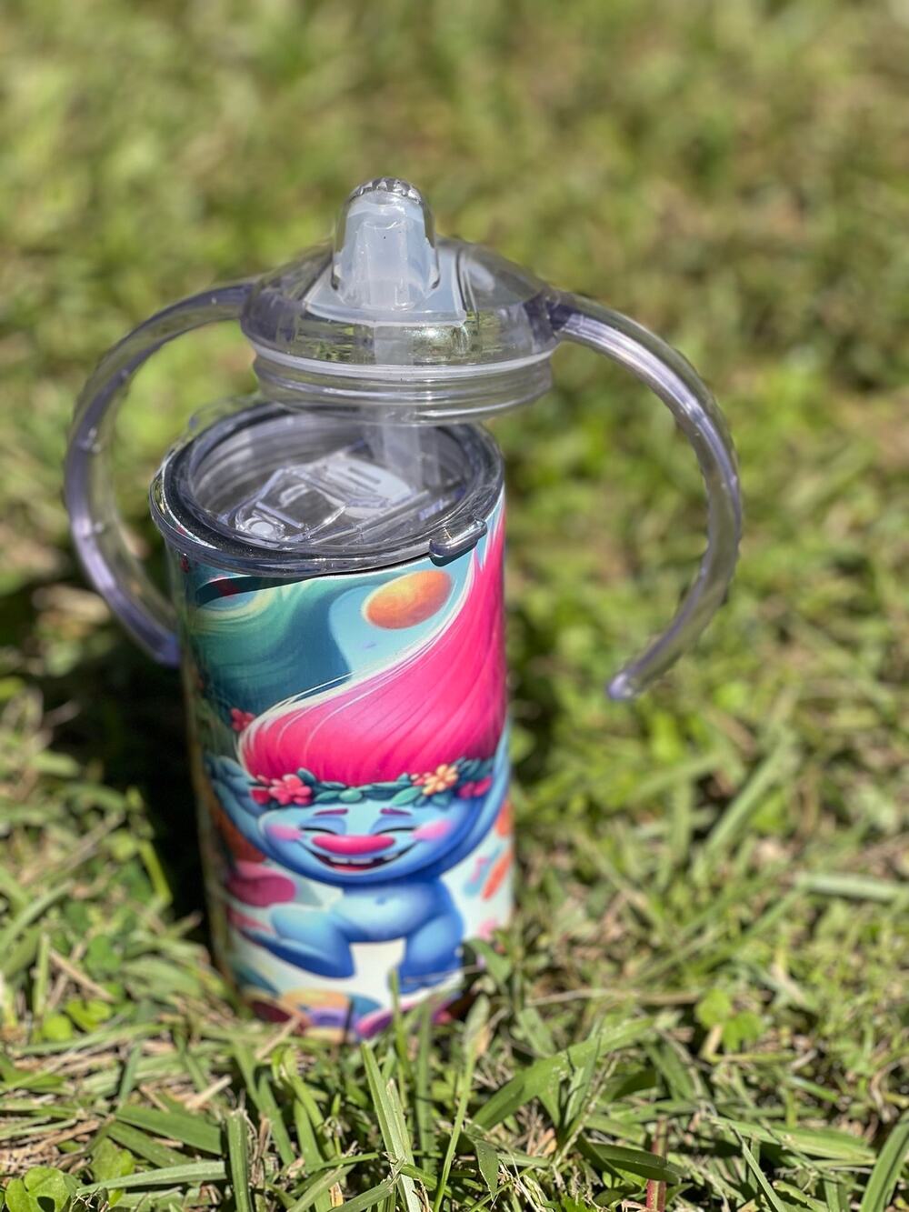 12oz Stainless Steel Sippy Cup/Tumbler Trolls